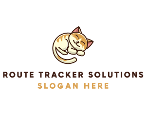 Pet Cat Vet logo design