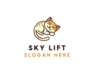 Pet Cat Vet logo design