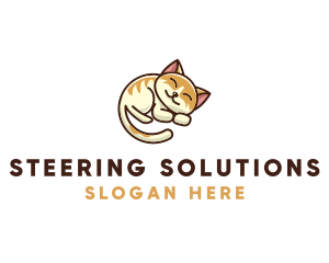 Pet Cat Vet logo design