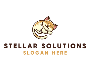 Pet Cat Vet logo design