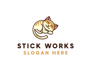 Pet Cat Vet logo design