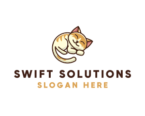 Pet Cat Vet logo design