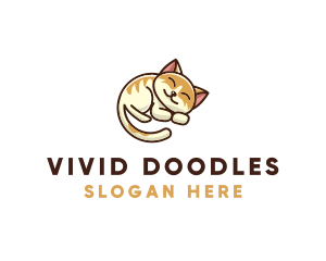 Pet Cat Vet logo design