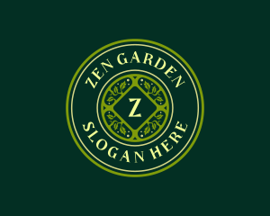 Elegant Vineyard Garden logo design