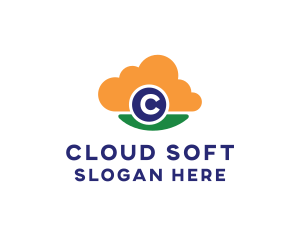 High Tech Cloud logo design