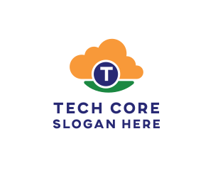 High Tech Cloud logo design