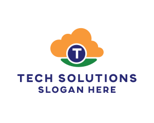 High Tech Cloud logo design