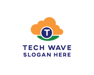High Tech Cloud logo design