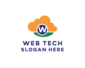 High Tech Cloud logo design