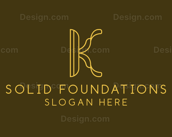Stylish Elegant Ribbon Logo