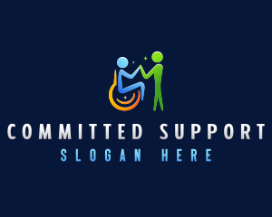 Disabled Paralympic Support logo design