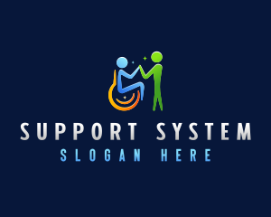 Disabled Paralympic Support logo design