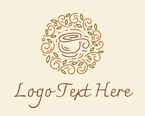 Coffee Tea Cafe  logo design
