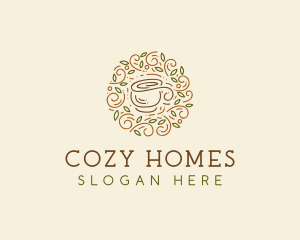 Coffee Tea Cafe  logo design