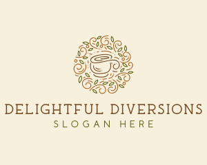 Coffee Tea Cafe  logo design