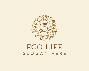 Coffee Tea Cafe  logo design