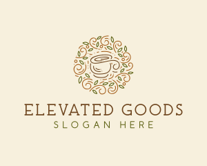 Coffee Tea Cafe  logo design