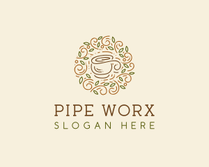 Coffee Tea Cafe  logo design