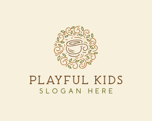 Coffee Tea Cafe  logo design