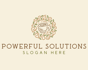 Coffee Tea Cafe  logo design