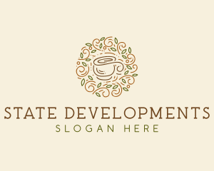 Coffee Tea Cafe  logo design