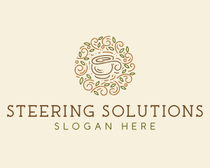 Coffee Tea Cafe  logo design