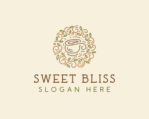 Coffee Tea Cafe  logo design