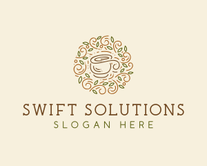 Coffee Tea Cafe  logo design