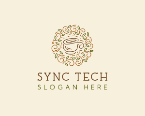 Coffee Tea Cafe  logo design