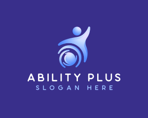 Human Disability Wheelchair logo