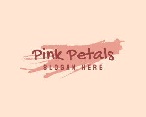 Pink Paint Wordmark logo design