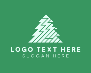 Zigzag Pine Tree Logo