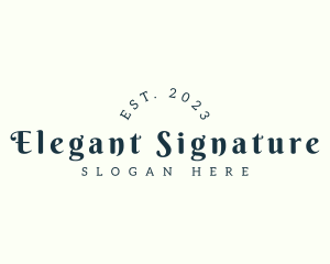 Elegant Classy Business logo design