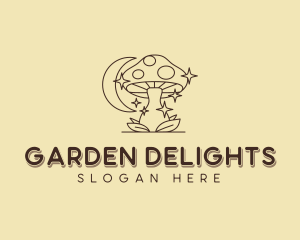 Holistic Herbal Mushroom logo design