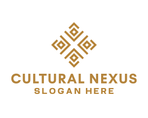 Royal Ethnic Textile Pattern logo