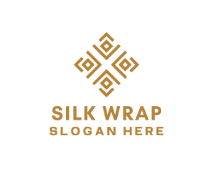 Royal Ethnic Textile Pattern logo design