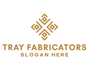 Royal Ethnic Textile Pattern logo design