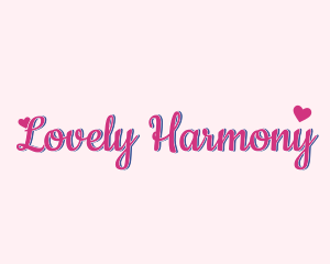 Lovely Handwritten Heart logo