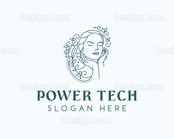 Elegant Female Floral Logo