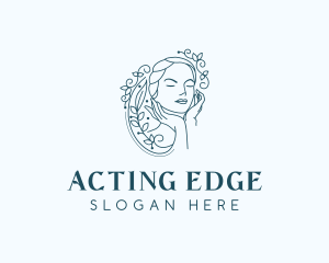 Elegant Female Floral logo design