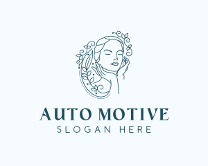 Elegant Female Floral logo design