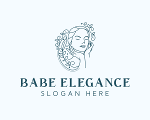 Elegant Female Floral logo design