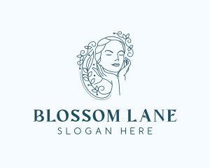 Elegant Female Floral logo