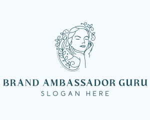 Elegant Female Floral logo design