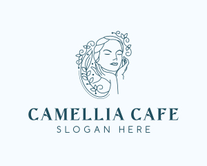 Elegant Female Floral logo design