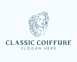 Elegant Female Floral logo design