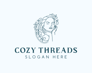 Elegant Female Floral logo design