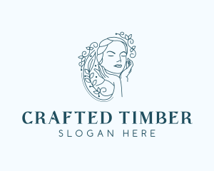 Elegant Female Floral logo design