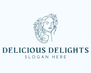 Elegant Female Floral logo design