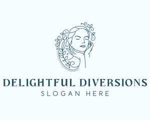 Elegant Female Floral logo design